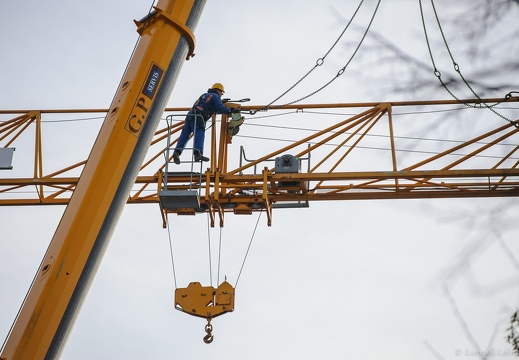 Chantier FARC - Demontage Grue (mars 2015)