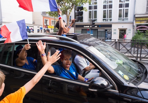 Soiree de victoire de coupe du monde de foot